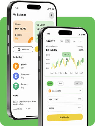 Interfaccia della piattaforma di trading Govital Base con dati di mercato in tempo reale